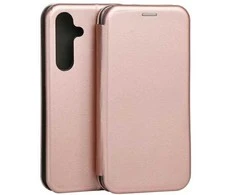 Beline Book Magnetic Samsung Galaxy S24 FE dėklas telefonui rožinio aukso spalvos
