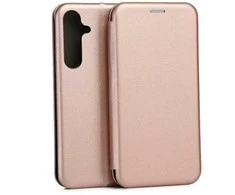 Beline dėklas Book Magnetic Samsung S24 Plus S926 rožinio aukso spalvos