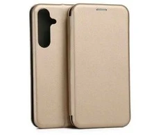 Beline dėklas Book Magnetic Samsung S24 Plus S926 aukso spalvos