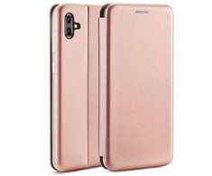 Beline Dėklas Book Magnetic Samsung Galaxy xCover6 Pro rožinio aukso spalvos