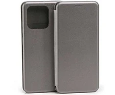 Beline Book Magnetic Xiaomi 12C dėklas telefonui plieno spalvos