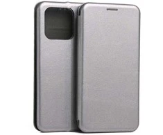 Beline Book Magnetic Xiaomi 13 dėklas telefonui plieno spalvos
