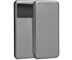 Beline Book Magnetic Xiaomi Poco M5 dėklas telefonui plieno spalvos