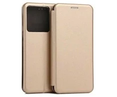 Beline Book Magnetic Xiaomi Redmi Note 13 Pro 5G dėklas telefonui aukso spalvos