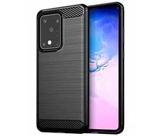 Dėklas Beline rinkinys Carbon Samsung S20 Ultra G988 juoda / juoda