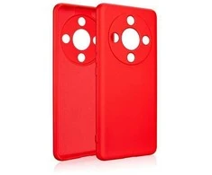 Beline Silikoninis Honor Magic6 Lite dėklas telefonui raudonos spalvos