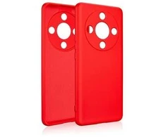 Beline Silikoninis Honor Magic6 Lite dėklas telefonui raudonos spalvos