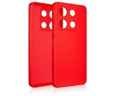 Beline Silikoninis Infinix Note 30 Pro dėklas telefonui raudonos spalvos