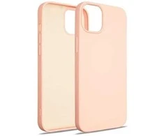 Beline Silikoninis Apple iPhone 15 Plus 6.7" dėklas telefonui rožinio aukso spalvos