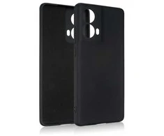 Beline Silikoninis Moto G85 5G dėklas telefonui juodos spalvos