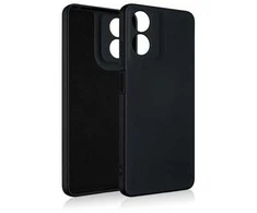 Beline silikoninis Motorola Moto G04 G04s/E14 4G dėklas telefonui juodos spalvos