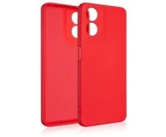 Beline silikoninis Motorola Moto G04 G04s/E14 4G dėklas telefonui raudonos spalvos