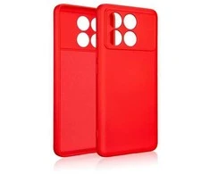 Beline Silikoninis Poco X6 Pro dėklas telefonui raudonos spalvos