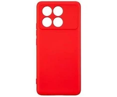 Beline Silikoninis Poco X6 Pro dėklas telefonui raudonos spalvos