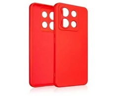 Beline Silikoninis Poco X6 dėklas telefonui raudonos spalvos