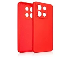 Beline Silikoninis Poco X6 dėklas telefonui raudonos spalvos