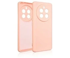 Beline Silikoninis Realme 12 Pro dėklas telefonui rožinio aukso spalvos