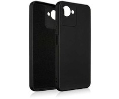 Beline Dėklas Silicone Realme C30 juoda/juodas