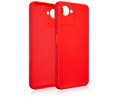Beline Silikoninis Realme C30 dėklas telefonui raudonos spalvos