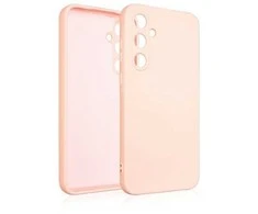 Beline Silikoninis Samsung Galaxy A35 A356 dėklas telefonui rožinio aukso spalvos