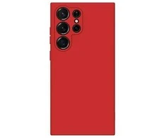 Beline Silikoninis Samsung Galaxy S23 Ultra S918 dėklas telefonui raudonos spalvos