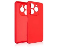Beline Silikoninis TECNO Spark 20 Pro dėklas telefonui raudonos spalvos