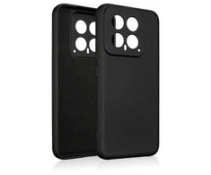 Beline Silikoninis Xiaomi 14 dėklas telefonui juodos spalvos