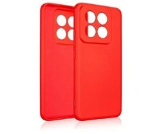 Beline Silikoninis Xiaomi 14 Pro dėklas telefonui raudonos spalvos