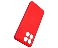 Beline Silikoninis Xiaomi Poco F6 Pro dėklas telefonui raudonos spalvos