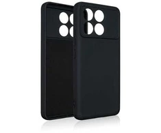 Beline Silikoninis Xiaomi Poco F6 Pro dėklas telefonui juodos spalvos