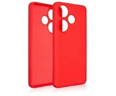 Beline Silikoninis Xiaomi Poco F6 dėklas telefonui raudonos spalvos