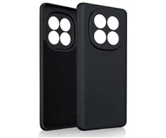 Beline silikoninis dėklas Xiaomi Redmi Note 14 Pro+ juodos spalvos