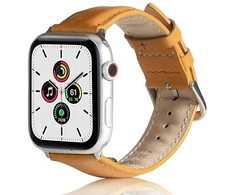Beline apyrankė Apple Watch Leather 38/40/41mm rudos spalvos