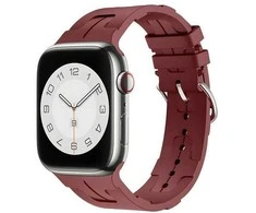 Beline apyrankė Apple Watch silikoninė Ultra 42/44/45/49mm maroon box