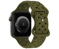 Beline apyrankė Apple Watch silikoninė Woven 42/44/45/49mm alyvų spalvos box