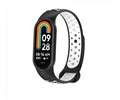 Beline apyrankė Mi Band 9/8 design juodos ir baltos spalvos