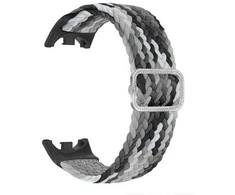 Beline apyrankė Mi Band 9/8 Nylon juodos ir baltos spalvos
