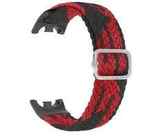 Beline apyrankė Mi Band 9/8 Nylon juodos ir raudonos spalvos