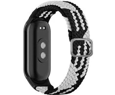Beline apyrankė Mi Band 9/8 Textile juodos ir baltos spalvos