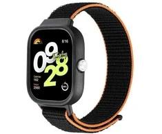 Beline apyrankė Redmi Watch 4 juodos ir oranžinės spalvos