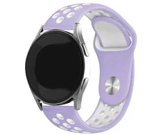 Beline apyrankė Watch 22mm Sport silikoninė violetinės ir baltos spalvos box