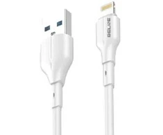 Beline kabelis 25W USB-A/Lightning 1m baltos spalvos BLNCWL01