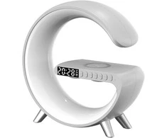 Beline Multifunctional Lamp MajesticLine with alarm clock and bluetooth speaker whiteZapytaj Chat