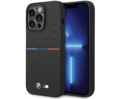BMW BMHCP15X22SMPK Apple iPhone 15 Pro Max 6.7" dėklas telefonui juodos spalvos Silicone Pattern