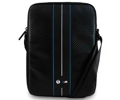 Planšetinio kompiuterio krepšys 10" BMW Carbon Mėlyna Stripes (BMTB10COMSCAKL) juodos spalvos