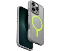Uniq Combat Active Magclick įkrovimo dėklas, skirtas iPhone 16 Pro – pilkas