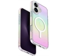 Uniq Iridescia Magclick įkrovimo dėklas, skirtas iPhone 16 Plus – daugiaspalvis