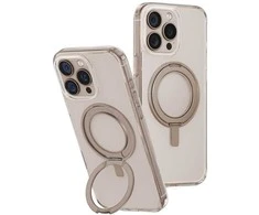 Uniq Swivix 360 besisukantis stovo dėklas, skirtas iPhone 16 Pro Max – auksinis