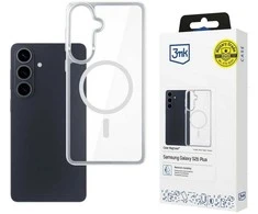 Dėklas 3mk „Armor MagCase“, skirtas „Samsung Galaxy S26 Pro“ – skaidrus