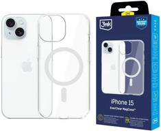 Dėklas 3MK EverClear MagCase skirtas Apple iPhone 15